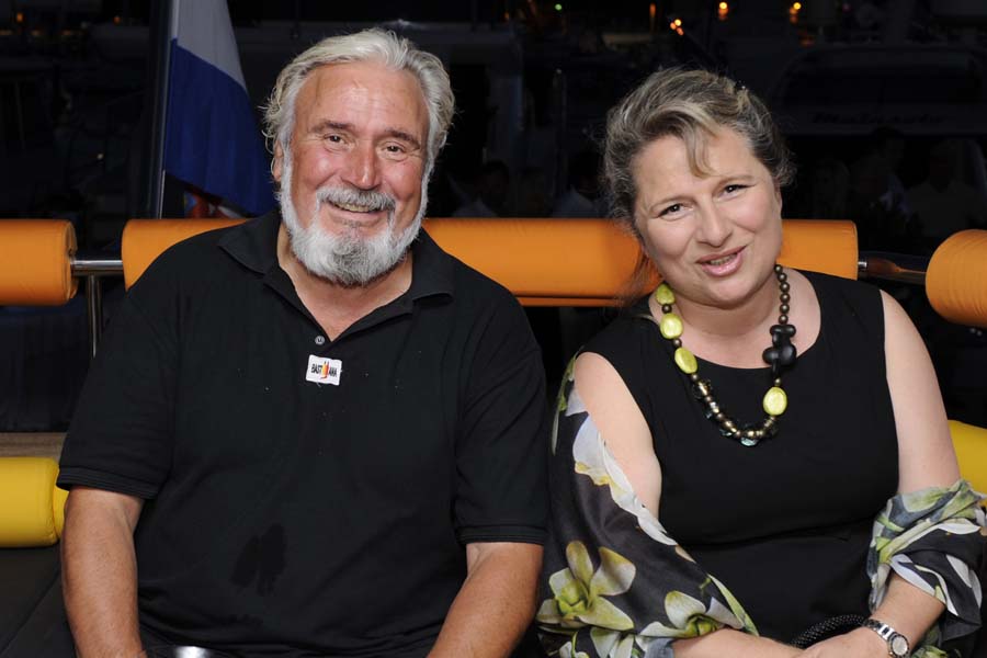 Split, 020811.Philip Zepter vlasnik firme Zepter Swiss povodom primopredaje luksuzne jahte 