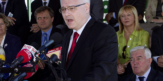 Bjelovar, Gudovac, 090911.Predsjednik Ivo Josipovic otvorio je 19. Jesenski medjunarodni bjelovarski sajam Gudovac 2011