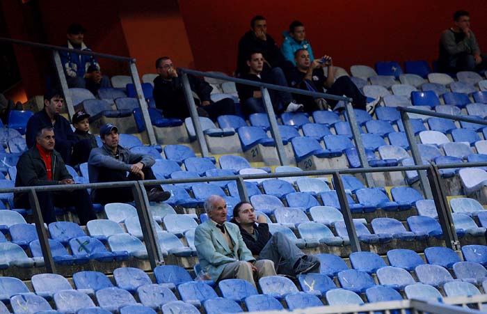 Zagreb, 031010.Stadion u Maksimiru.1. HNL, 10. kolo.Dinamo - Istra 1961.Na fotografiji: sjeverna tribina stadiona u Maksimiru.Foto: Ronald Gorsic / CROPIX