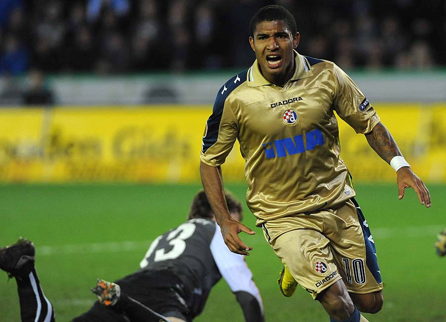 Brugge, 031110.Jan Breydel stadion, UEFA, Europska liga, grupa D,  susret NK Dinamo i Club Brugge.Na slici: Sammir zabio gol.Foto: Damir Krajac / CROPIX