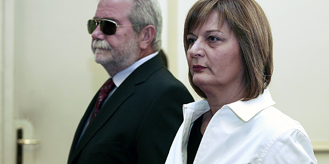 Zagreb, 180612.Zupanijski sud na Zrinjevcu.Nastavak sudjenja bivsem hrvatskom premjeru Ivi Sanader u slucaju Ina-Mol. Svjedoci na sudjenju bili su Patrlj Vesna i Zlatko Horvat.  Foto: Damjan Tadic / CROPIX