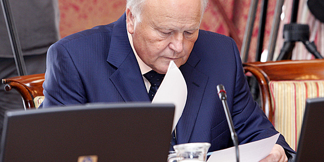 Zagreb, 200612.Vlada.Redovita sjednica Vlade.Na slici: Slavko Linic.Foto: Davor Pongracic / CROPIX