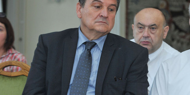 Kaposvar, Madjarska, 210612.Sud u Kaposvaru.Sudenje potpredsjedniku Vlade Radimiru Cacicu za prometnu nesrecu koju je prouzrocio 2010. godine i u kojoj je poginulo dvoje ljudi.Na slici: Radimir Cacic.Foto: Marko Miscevic / CROPIX