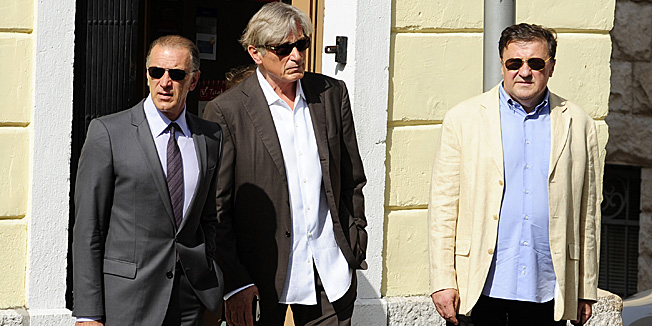 Sibenik ,020712.Zagrebacki poduzetnik Tomislav Horvatincic dolazi na Opcinski sud na sudjenje za pomorsku nesrecu u kojoj smrtno stradalo dvoje talijanskih turista. Foto: Niksa Stipanicev / CROPIX