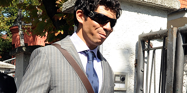 Zagreb, 160911.Kuca Hrvatskog nogometa u Rusanovoj ulici.Sastanak celnika HNS-a Vlatka Markovica i Zorislava Srebrica s clanovima uprave Hajduka, predsjednik Hrvoje Males, Pavle Cicarelli i Milo Nizetic.Foto: Drago Sopta / CROPIX