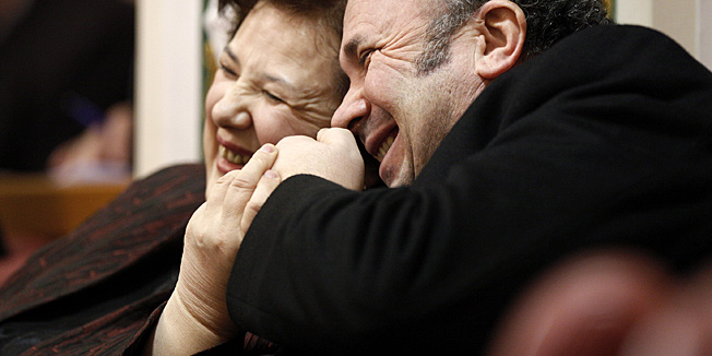 - 2011. U FOTOGRAFIJAMA CROPIX-A -Zagreb, 221211.Konstituirajuca sjednica 7. saziva Hrvatskog Sabora u kojoj je izbran 151 zastupnik. Na slici: Nevenka Becic i Zeljko Kerum.Foto: Dragan Matic / CROPIX