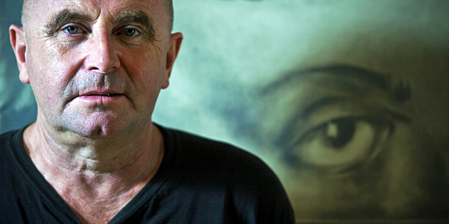 Zagreb, 100912.Uoci otvaranja izlozbe umjetnika Zeljka Kipkea u Umjetnickom paviljonu odrzana je konferencija za novinare. Izlozba naziva 