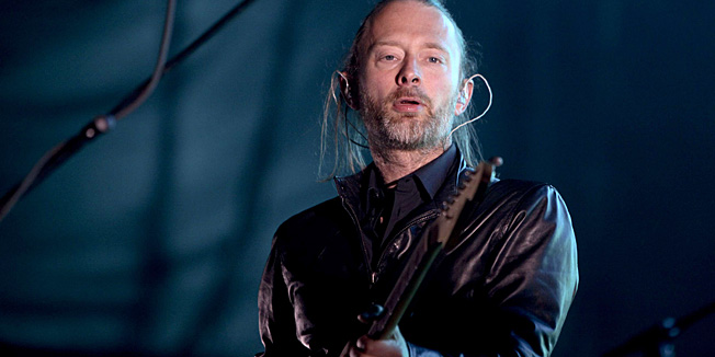 14 July 2012 - Lisbon, Portugal - Thom Yorke from Radiohead  performing on third and last day of Optimus Alive Festival, in Alges, outskirts Lisbon.** EDITORIAL USE ONLY **Photo Credit: Pedro Nunes/Sipa USA/sipausa.11205168/***WORLD RIGHTS***/1207161359