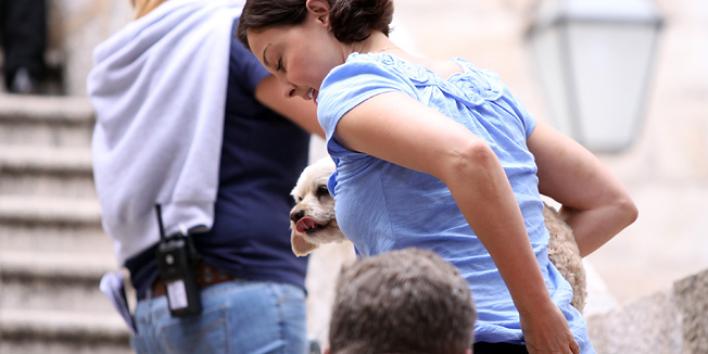 Dubrovnik, 160511.Hollywoodska zvijezda Ashley Judd u Dubrovniku snima film 
