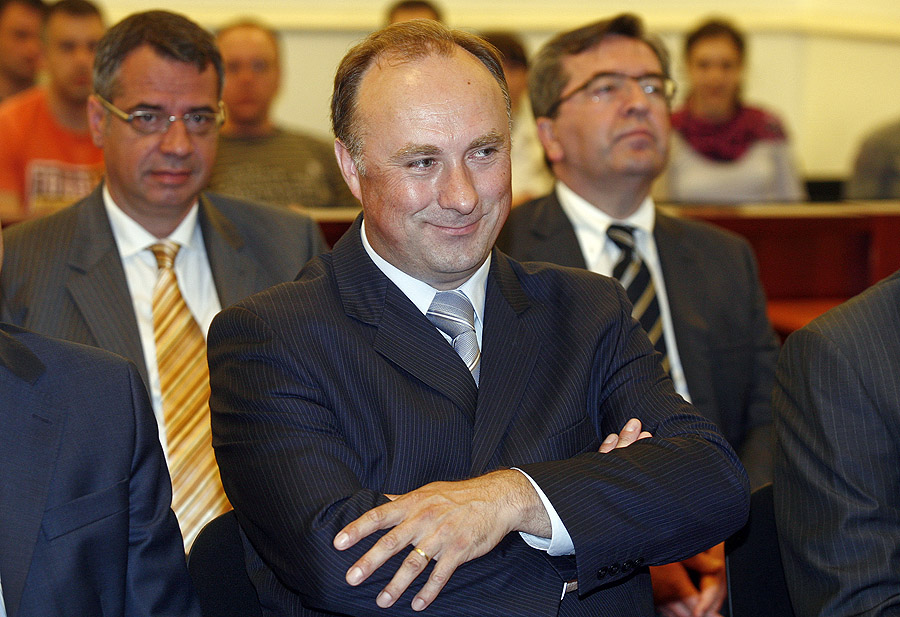 Zagreb, 060611.Na Zupanijskom sudu u Zagrebu danas je pocelo sudjenje za optuzene u aferi Spice.Na slici: Damir Polancec.Foto: Neja Markicevic / CROPIX