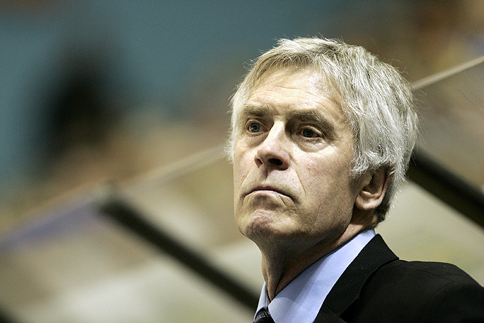 Zagreb,271109Hokej na ledu, EBEL liga Medvescak - Linz u dvorani Doma sportova. Novi trener Medvescaka Ted Sator.Foto: Ranko Suvar / CROPIX