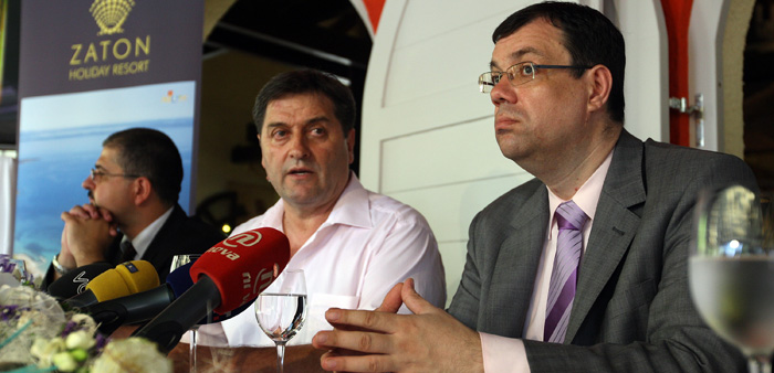 Zadar, 180710.Ministar turizma Damir Bajs danas je restoranu 