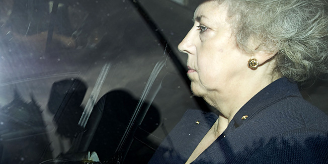 Baroness Eliza Manningham-Buller, former head of British domestic intelligence agency MI5, leaves after giving evidence to the Iraq War Inquiry in central London, on July, 20 2010. AFP Photo/Carl Court