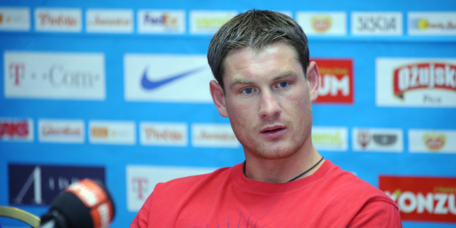 Brezice, 061008.Konferencija za novinare u hotelu Catez pred kvalifikacijsku utakmicu za SP u Juznoafrickoj republici 2010, Ukrajina - Hrvatska, Ivica Krizanac.Foto: Drago Sopta / CROPIX