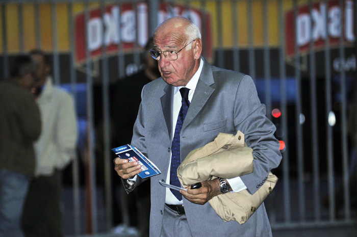 Zagreb, 070910.Stadion Maksimir.Kvalifikacijska utakmica za Euro 2012 Hrvatska - Grcka.Na slici: predjsednik HNS-a Vlatko Markovic.Foto: Boris Kovacev / CROPIX