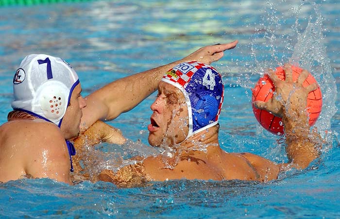 kranj,150603europsko prvenstvo vaterpolohrvatska - sicgdubravko simencfoto: robert belosevic-spo-