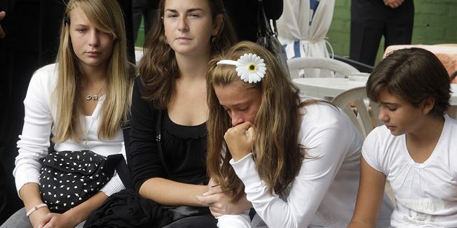 Cakovec, 160910.U prostorijama tenis kluba Franjo Puncec u Cakovcu odrzana je komemoracija za mladog tenisaca Marina Suicu koji je poginuo u prometnoj nesreci u Madjarskoj.Foto: Zeljko Hajdinjak / Cropix