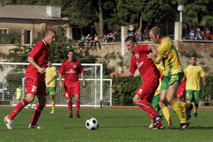 Pula, 250910.SRC Uljanik Veruda.Utakmica 1. HNL izmedju NK Istra1961 i RNK Split. Na fotografiji: 21 Romano ObilinovicFoto: Srecko Niketic / CROPIX