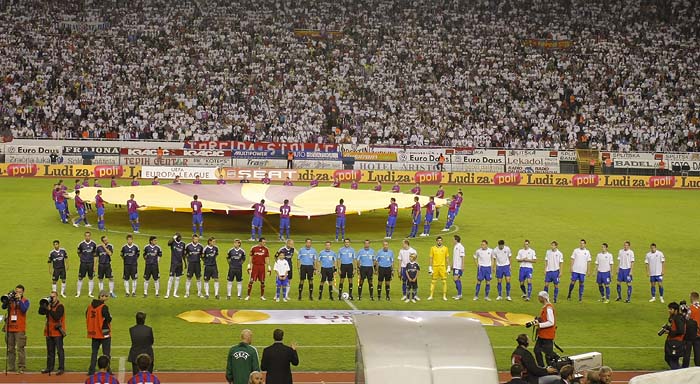 Split, 300910.Stadion Poljud.Nogometna utakmica drugog kola Europske lige, Hajduk - Anderlecht.Foto: Duje Klaric / CROPIX 