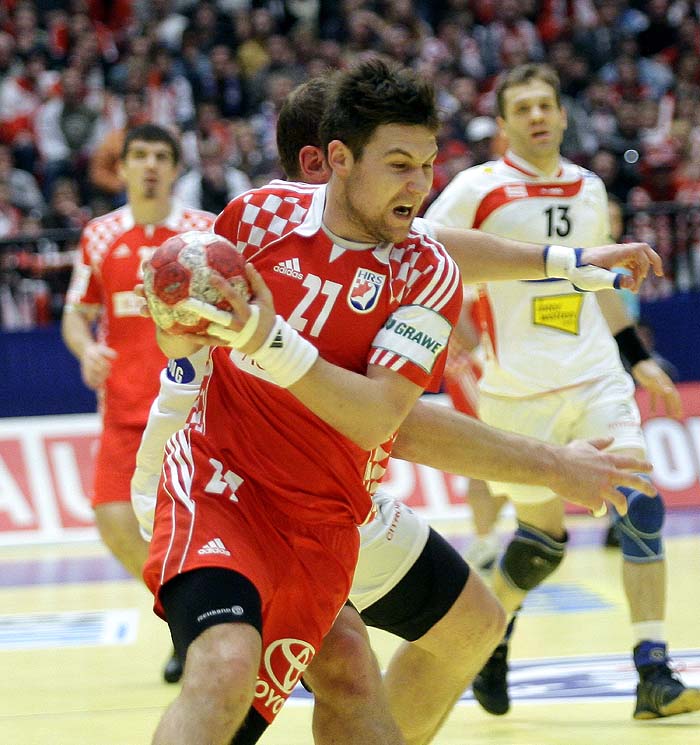 Bec, 260110. EURO 2010 u rukometu. Utakmica 2. kola polufinalne grupe 1: Hrvatska - Austrija. Na slici: Ivan Cupic.Foto: Nenad Dugi / CROPIX