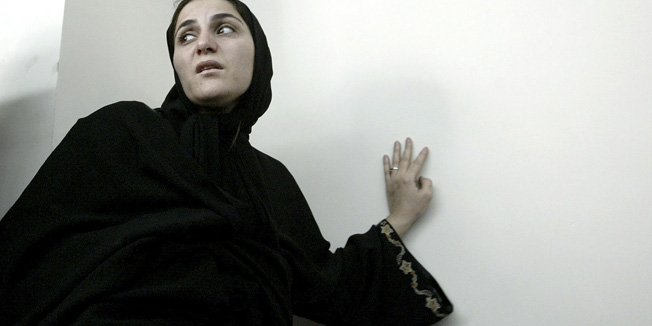 In this photo taken on June 7, 2004, Shahla Jahed, enters the court room for her trial, in Tehran, Iran. Iran on Wednesday, Dec. 1, 2010, hanged a former soccer player's mistress _ known as a 