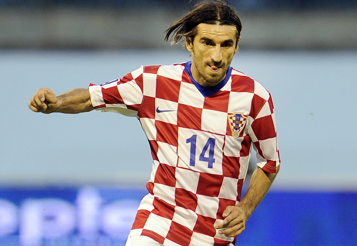 Zagreb, 060609.Stadion Maksimir.Kvalifikacijska utakmica skupine 6 izmedju reprezentacija Hrvatske i Ukrajine za Svjetsko nogometno prvenstvo u Juznoafrickoj Republici 2010 godine.Na slici: Ivan Juric.Foto: Drago Sopta / CROPIX