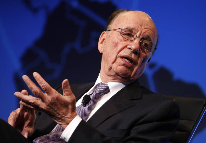 News Corporation Chairman and CEO Rupert Murdoch speaks at the Wall St. Journal CEO Council on 