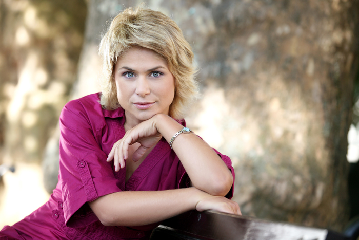 Samobor, 310809.Glumica i jedna od glavnih likova u sapunici Dolina sunca Ana Vilenica.Foto: Biljana Gaurina / CROPIX 