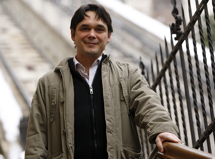 Zagreb, 080210.Tomiceva 4, Restoran Valis aurea.Pjesnik Tomica Bajsic, povodom izlaska antologije poezije 