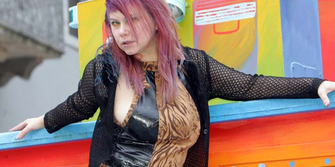 Rijeka, 090210.Pjevacica Nikolina Ivosevic - Nikita najavila je svoj projekt Nikita show kraljica noci.Foto: Zeljko Sop / CROPIX