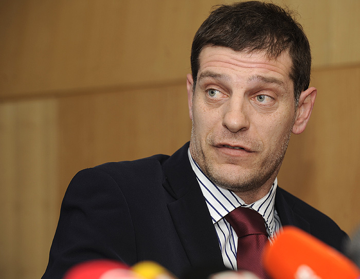 Zagreb, 170210.Kuca Hrvatskog nogometa.Konferencija za novinare izbornika Hrvatske nogometne reprezentacije Slavena Bilica i Drazena Ladica izbornika mlade reprezentacije U-21 pred predstojece prijateljske utakmice sa Belgijom u Bruxellesu i Francuskom u Reimsu.Na fotografiji: Slaven Bilic.Foto: Drago Sopta / CROPIX