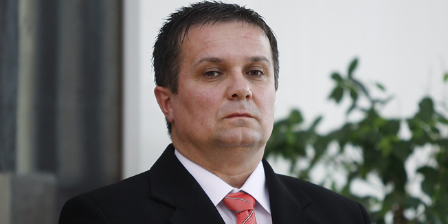 Zagreb, 190210.Pantovcak.Predsjednicki dvori.Predsjednik RH Ivo Josipovic predstavio je danas svoje suradnike.Mato Mlinaric savjetnik za poljoprivredu.Foto: Goran Mehkek / CROPIX