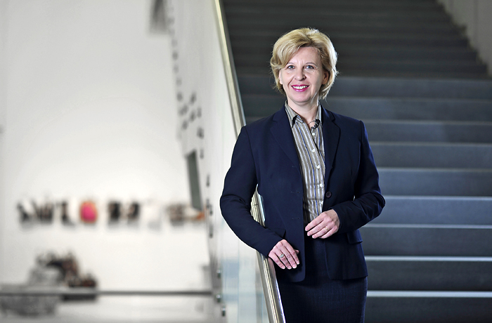 Zagreb, 040310.Ravnateljica MSU Snjezana Pintaric.Foto: Vjekoslav Skledar / CROPIX