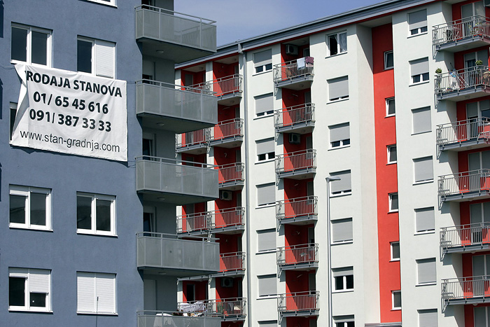 Zagreb, 230808.Reportaza o stanovima koje se u zadnje vrijeme lose prodaju.Laniste.Foto: Goran Mehkek / CROPIX