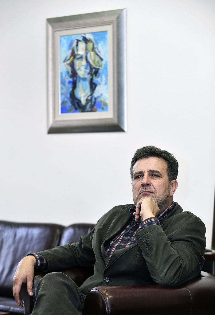 Zagreb, 061108.Vlaho Bogisic, glavni ravnatelj Leksikografskog zavoda Miroslav Krleza.Foto:Marko Miscevic / CROPIX