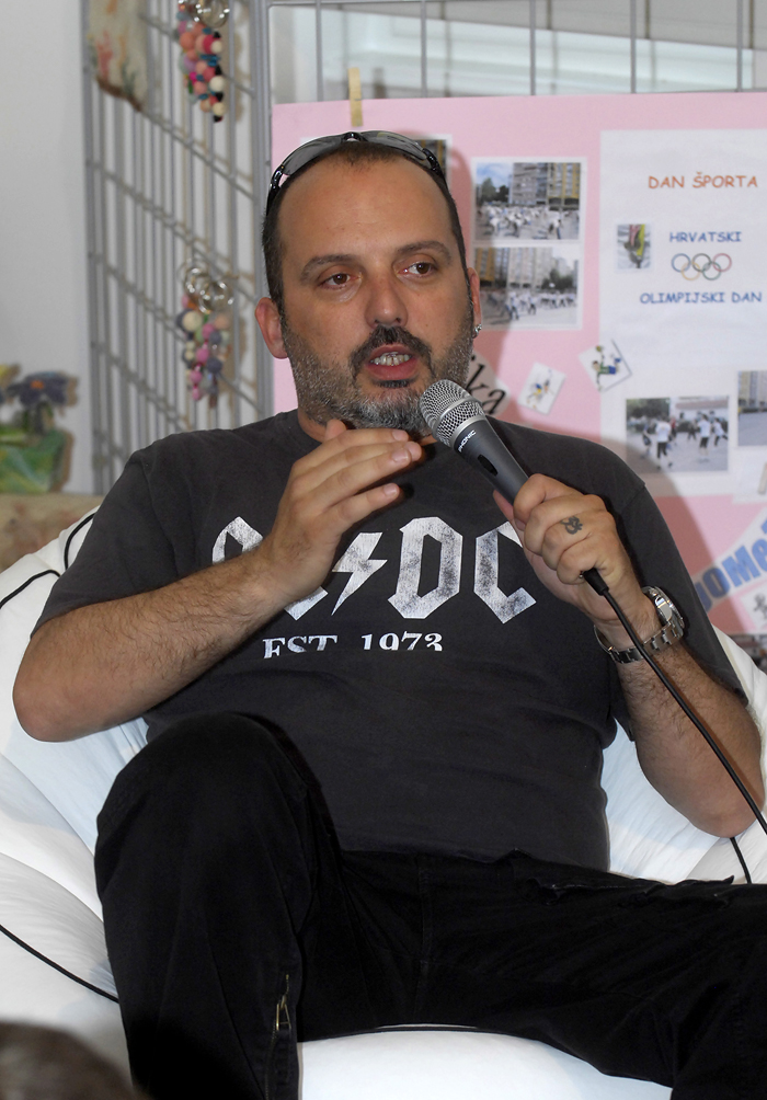 Zagreb, 250510. Toni Cetinski bio je gost ovogodisnjeg susreta u Hrvatskom skolskom muzeju 