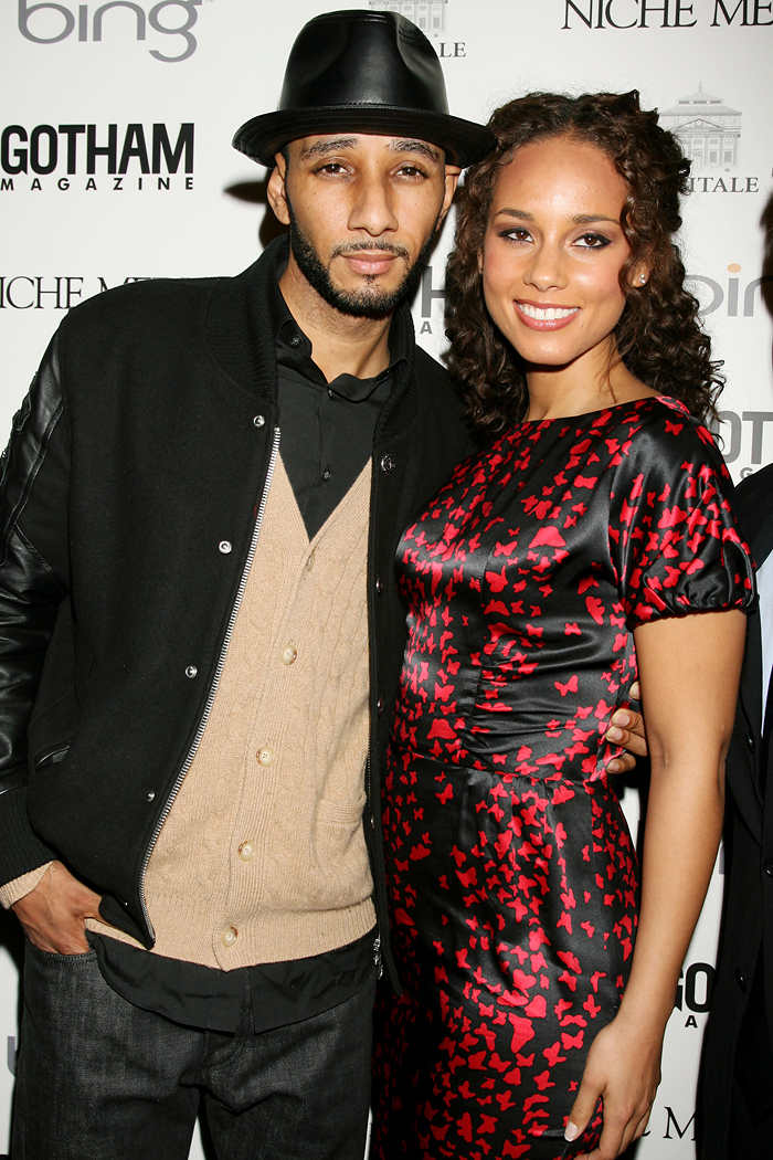 FILE - In this March 15, 2010 file photo provided by StarPix, recording artist Alicia Keys and Swizz Beatz attend Niche Media's annual Gotham gala in New York.  (AP Photo/Dave Allocca, StarPix, file)