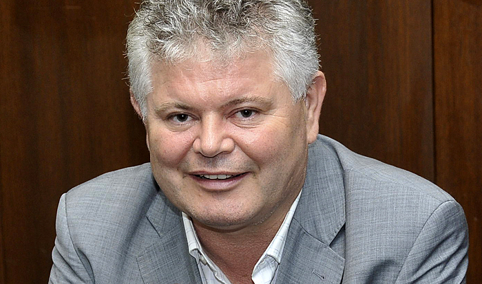 Dubrovnik, 020609.Danas je u hotelu Lero odrzana press konferencija pobjednicke koalicije SDP - HNS - HSLS - HSU na lokalnim izborima za gradonacelnika i Gradsko vijece.Na fotografiji: clan pobjednicke koalicije dr. Andro Vlahusic, gradonacelnik.Foto: Zeljko Tutnjevic / CROPIX