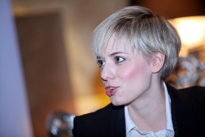 Zagreb, 020610.U nocnom klubu Ritz predstavljen je novi modni portal-trazilica www.zagreb-mall.hr.Konferenciji su prisustvovali Nenad Korkut, kao moderator, Jelena Veljeca, kao zagovornica portala i Ana Bilic, kao pokretacica portala.Na slici: Jelena Veljaca.Foto: Neja Markicevic / CROPIX