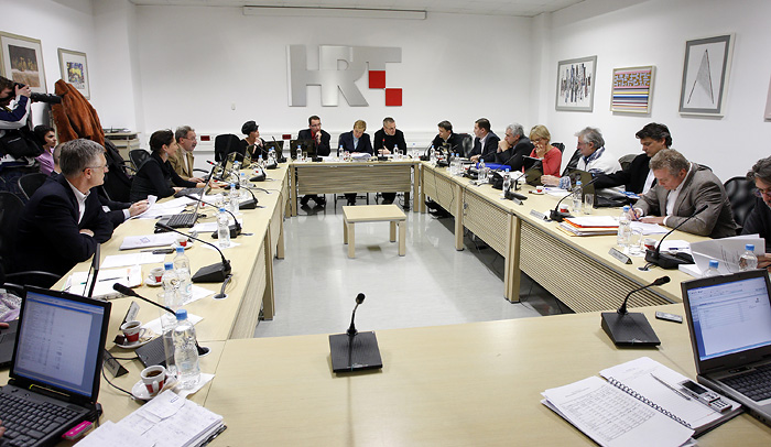 Zagreb, 171209.HTV.Sjednica programskog vijeca HRT-a.Foto: Davor Pongracic / CROPIX