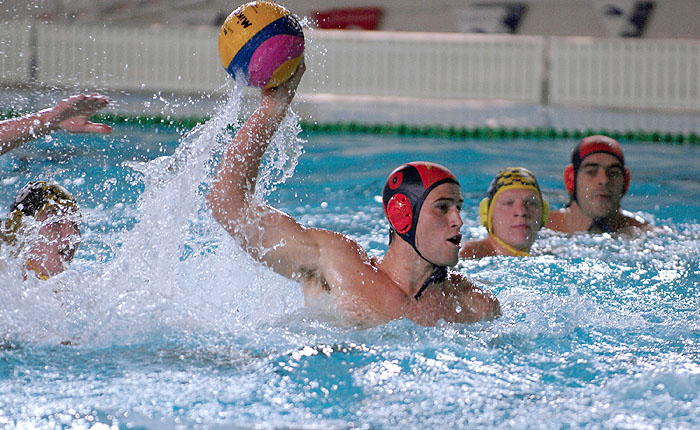 Sibenik, 091009.Bazen u Crnici.Kvalifikacijski turnir za Euroligu.Vaterpolo, susret 1. kola Sibenik NCP - Lodz.Na fotografiji: Tirell Jeff sib 6.Foto: Niksa Stipanicev / CROPIX