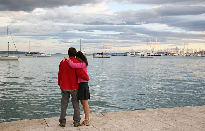 Split, 130208.Ilustracija fotografija, za Valentinovo, zaljubljenih parova u romanticnim trenutcima.Foto : Ivana Marinic Kragic / Cropix