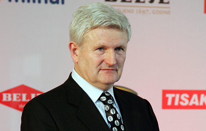 Vrbovec, 240409.Premijer RH Ivo Sanader otvorio je novi pogon za proizvodnju mesa u tvornici PIK Vrbovec u vlasnistvu koncerna Agrokor.Ivica Todoric vlasnik koncerna Agrokor.Foto: Davor Pongracic / CROPIX