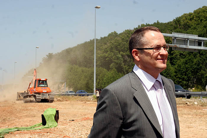 tunel hrasten, 260606- autocesta rijeka-zagreb - zapoceli radovi - dopuna na puni profil dionice kikovica-stara susica- jurica prskalo, predsjednik uprave autoceste rijeka - zagrebfoto tea cimas-pok-