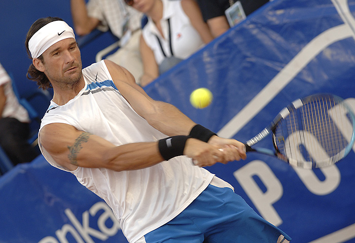 Umag, 290707.Finale ATP Umag, finale.Carlos Moya.Foto : Ronald Gorsic / CROPIX