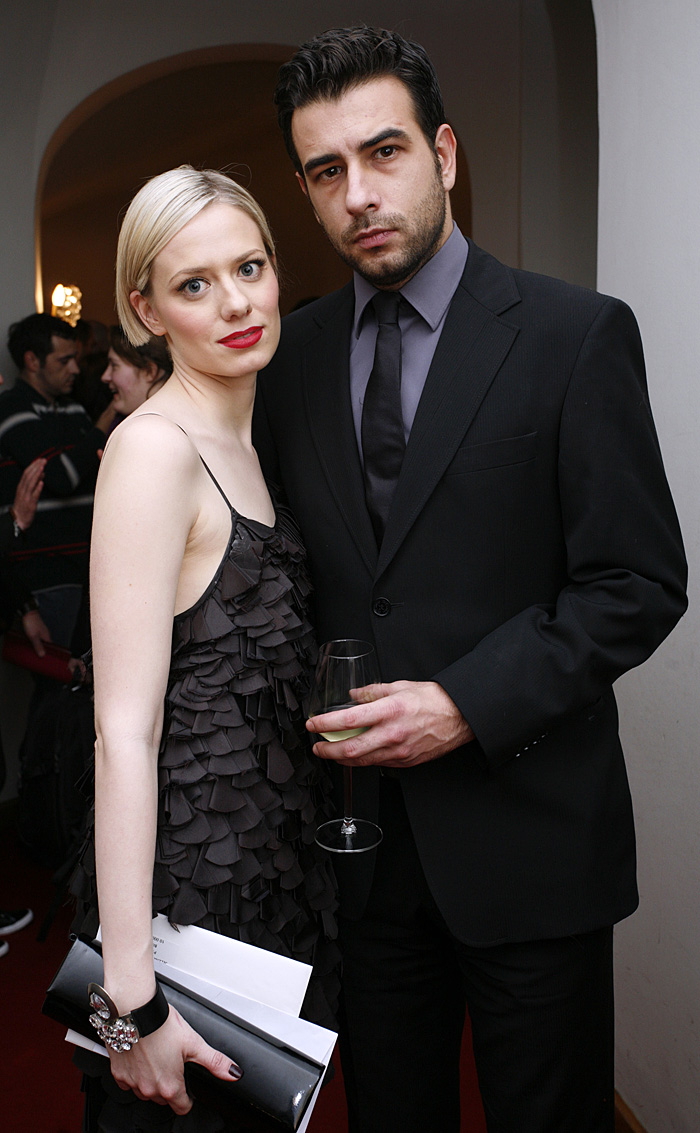 Zagreb, 141208.U Hrvatskom narodnom kazalistu odrzan je Bozicni koncert u organizaciji VIP-a.Na slici: Jelena Veljaca i Janko Popovic Volaric.Foto: Neja Markicevic / CROPIX