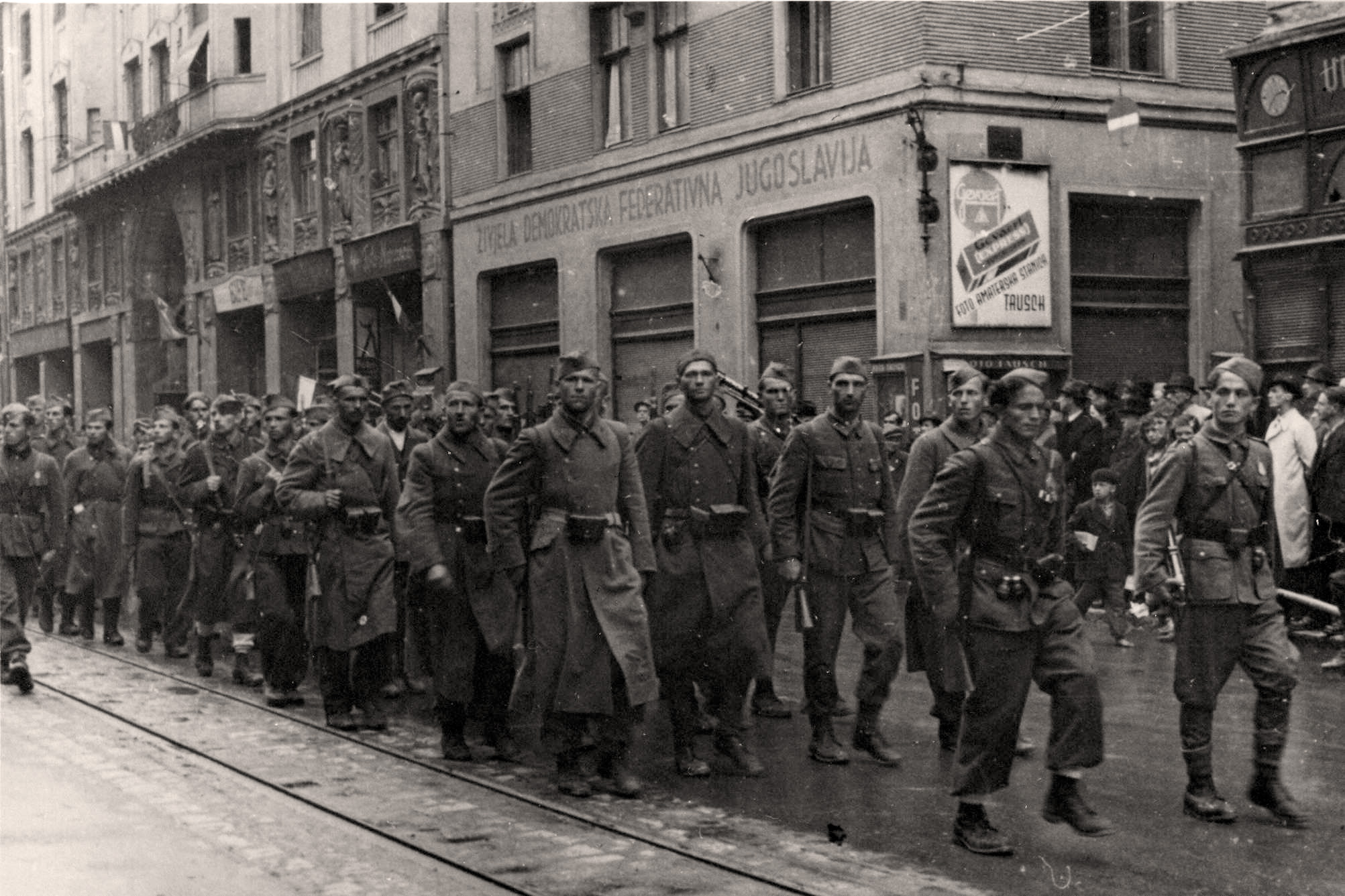 Partizani_u_Sarajevu_1945