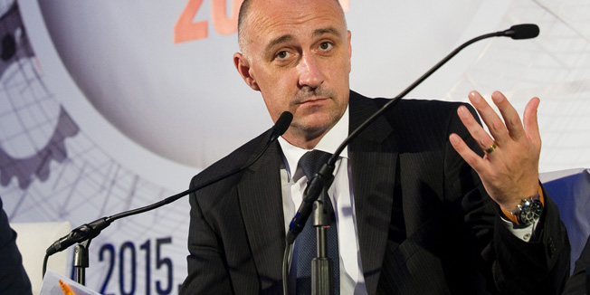 Zagreb, 161015.Mihanoviceva 1.U organizaciji Europapress holdinga i Jutarnjeg lista, u Hotelu Esplanade odrzala se konferencija s nekoliko strucnih panela na temu Hrvatska industrija i brodogradnja 2020. Konferenciju su svojim govorom otvorili glavni urednik JL-a Goran Ogurlic i ministar gospodarstva RH Ivan Vrdoljak.Na fotografiji: Ivan VrdoljakFoto: Darko Tomas / CROPIX