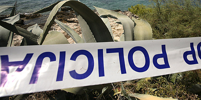 Hvar, 020809.Ocevid na plazi gdje je silovana drzavljanka Norveske.Foto: Damjan Tadic / CROPIX