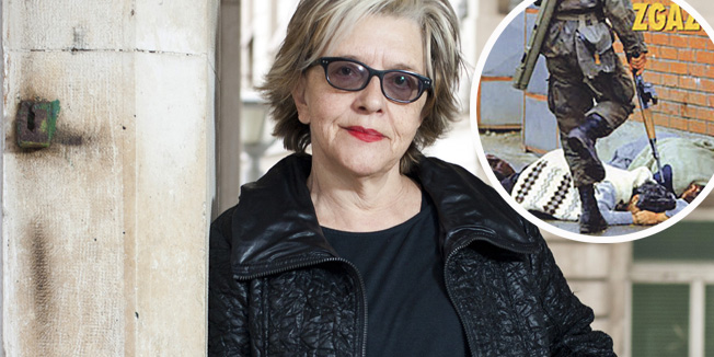 Split, 230314.Spisateljica Slavenka Drakulic.Foto: Jakov Prkic / CROPIX